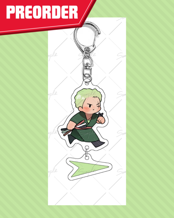 【 pre order】go go zoro || acrylic charm