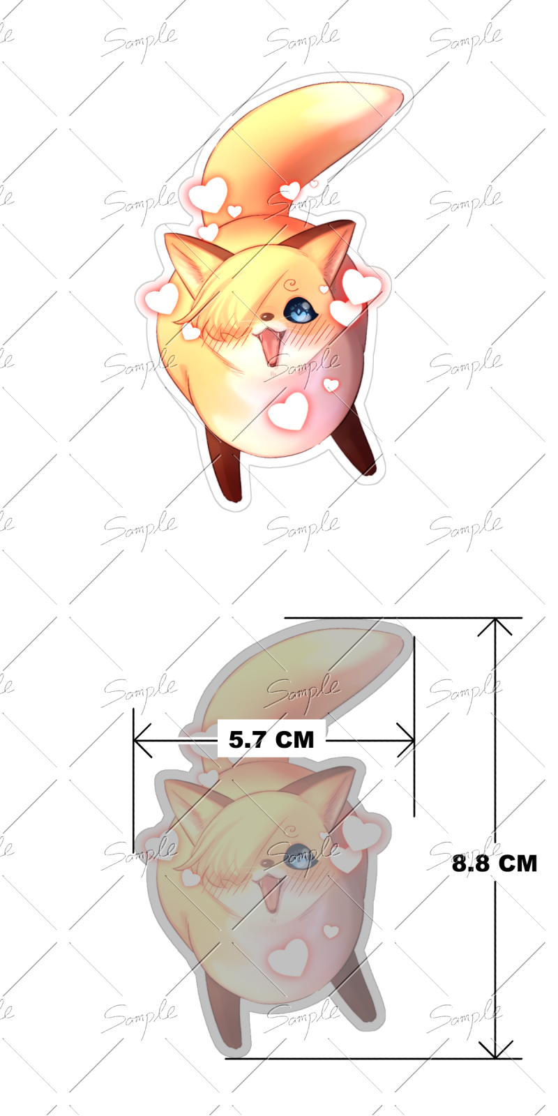 fox sanji || sticker